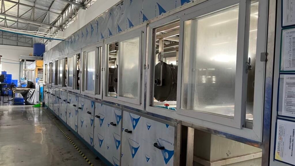 Rotary cleaning and surface finishing equipment at AOFENG SPRING (THAILAND)